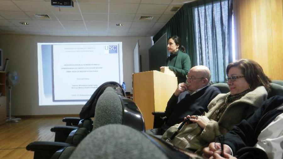 O tribunal da tese considera que a investigación se converterá "nun referente no estudas das unións en estructuras da madeira"