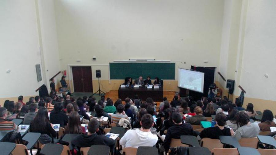 A presentación celebrouse na Aula B de Ciencias Económicas e Empresariais