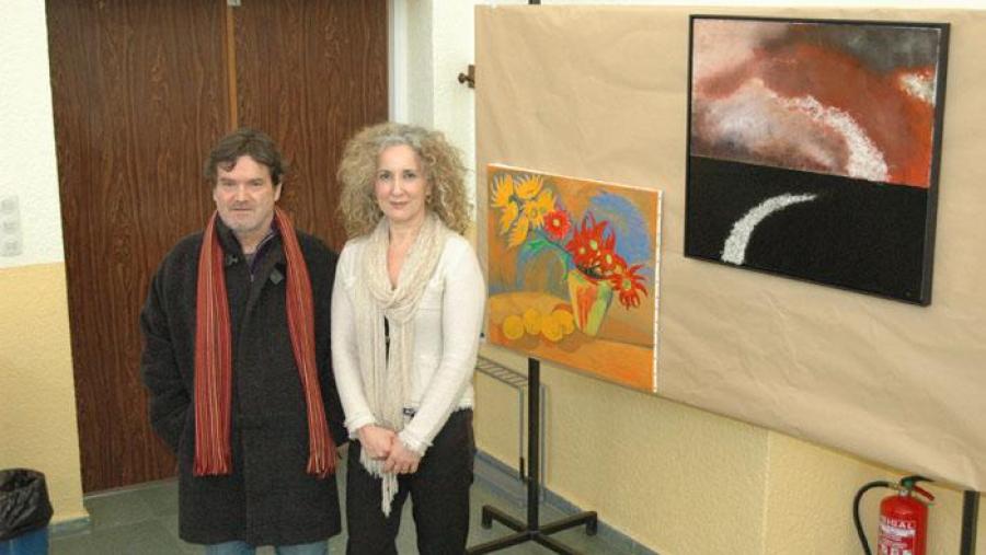 A profesora da USC Carmen Torres Maroño gaña o concurso de pintura ‘CreArte na Universidade’