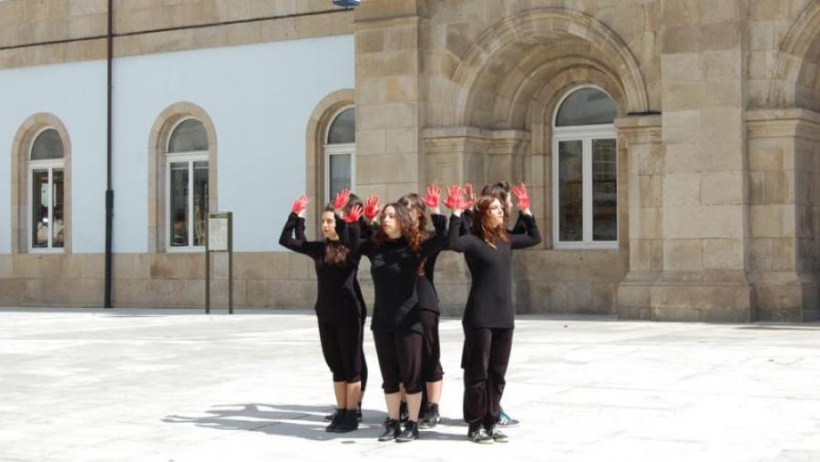 Actuación da Compañía de Danza da USC en Lugo, dentro do Encontro Universitario de Danza Contemporánea