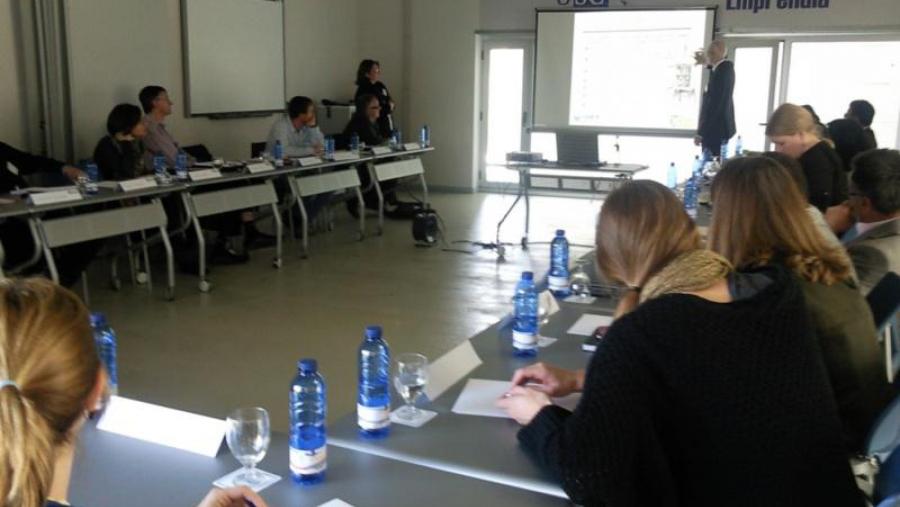 O edificio Emprendia acolleu aos representantes das dez entidades e institucións implicadas, entre universidades, laboratorios, centros de investigación e empresas