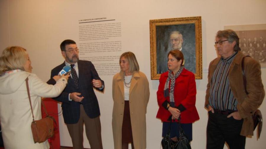 De esquerda a dereita, Juan Gestal, Isabel Sandez, Luz González e Manuel Bermejo