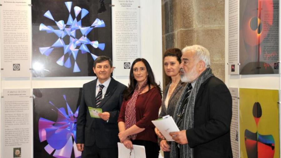 De esquerda a dereita, Antonio Campillo, Victoria Otero, Mercedes Siles e Sebastià Xambó. Foto: Santi Alvite