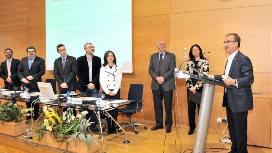 Juan Lema nun momento da súa intervención. Foto Santi Alvite