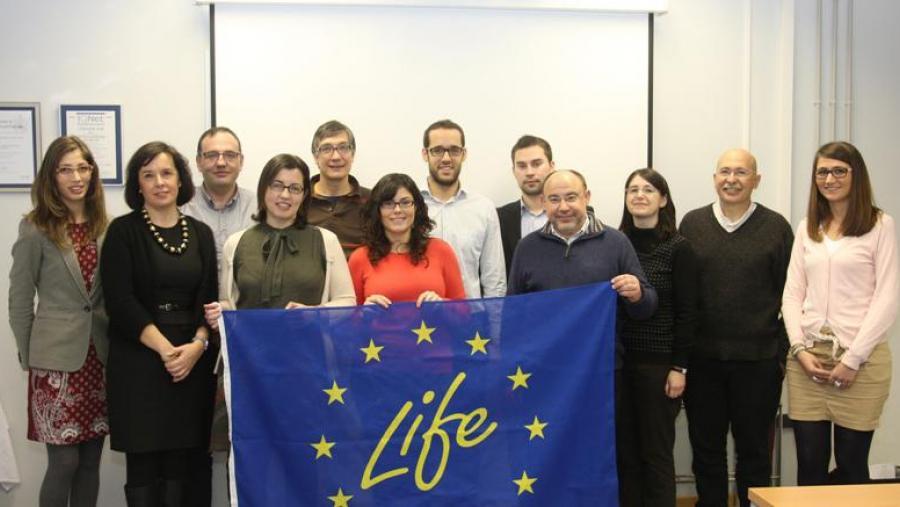 O grupo do proxecto AQUANVEC reuniuse na USC nunha xornada de traballo en xaneiro