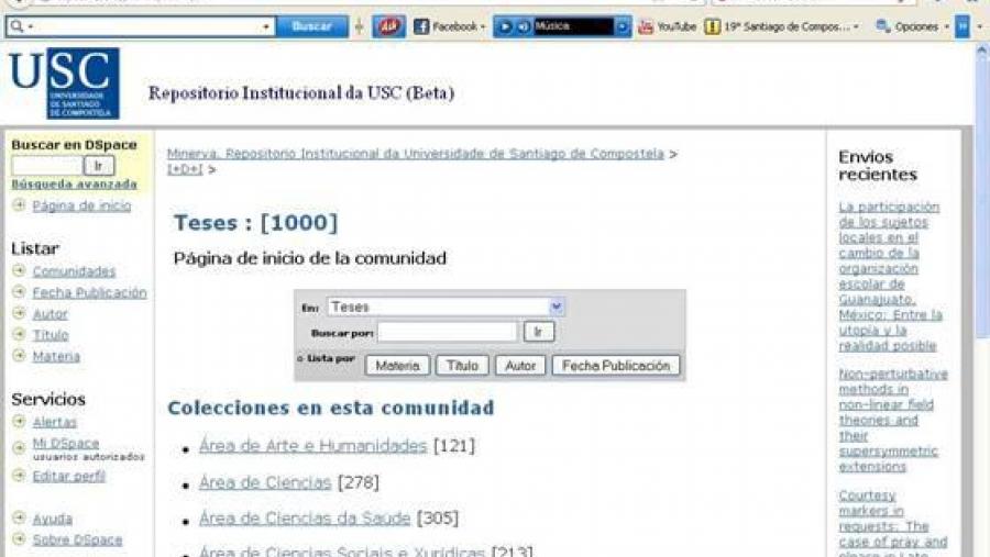O Servizo de Publicacións da USC publica en acceso aberto a tese de doutoramento número 1000