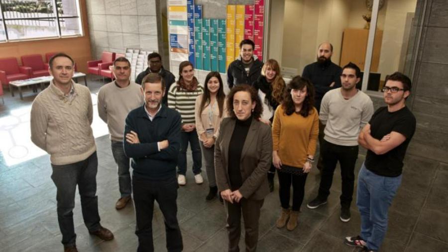 Foto conxunta do grupo COMMO que participa no proxecto europeo PAMS