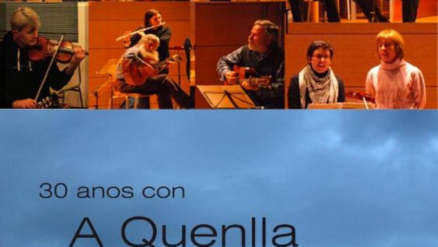 Carátula do último traballo de A Quenlla