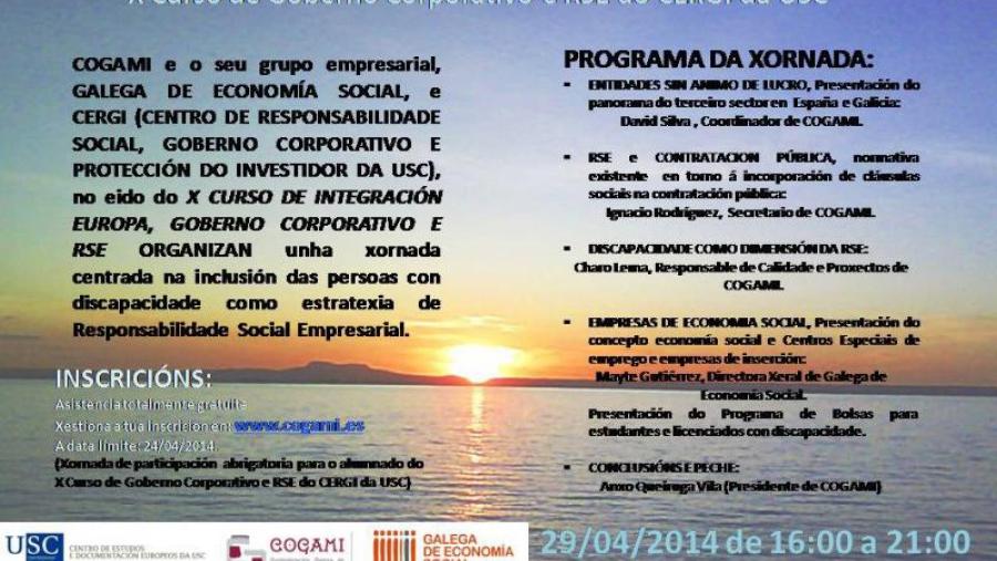 Unhas xornadas en Dereito achéganse á responsabilidade social empresarial na economía social