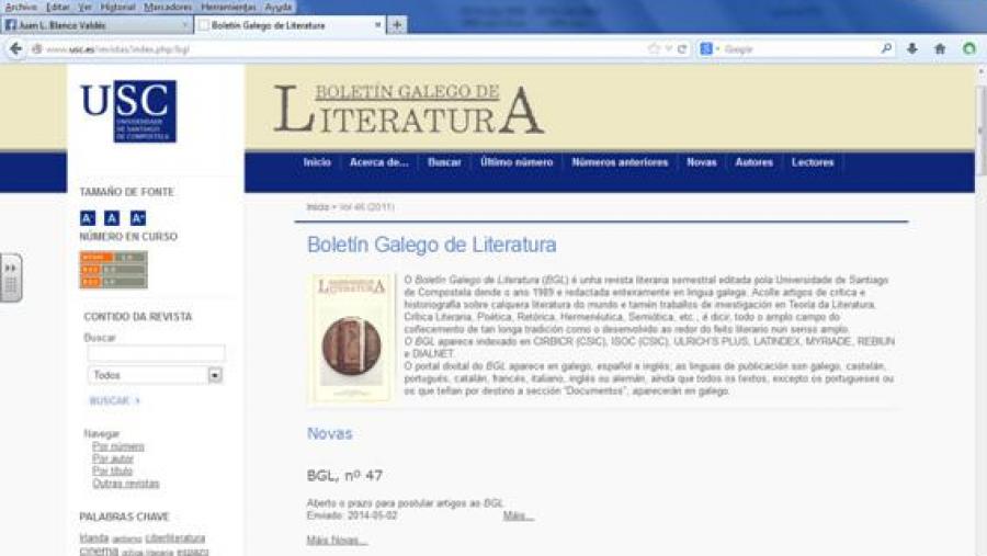 O Boletín Galego de Literatura comeza a súa andaina dixital