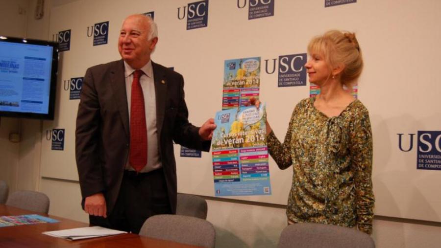 Juan Casares e Katerina Vlasakova presentaron os cursos intensivos do CLM para este verán