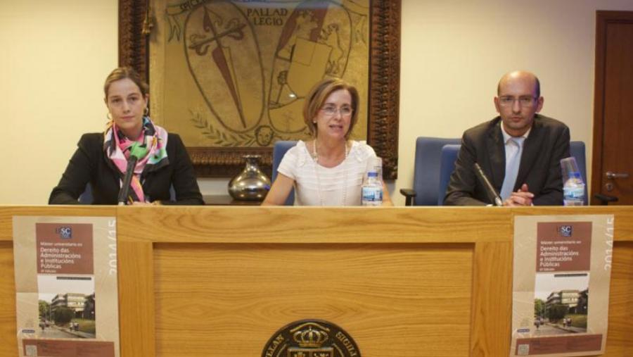 De esquerda a dereita, Diana Santiago, María Encarnación Rivas e  José María Domínguez