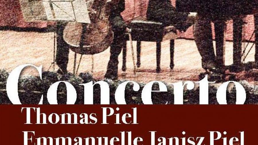 O violoncellista Thomas Piel e Emmanuelle Janisz ao piano interpretan no Paraninfo da Universidade a Debussy, Tortelier e Saint-Saens