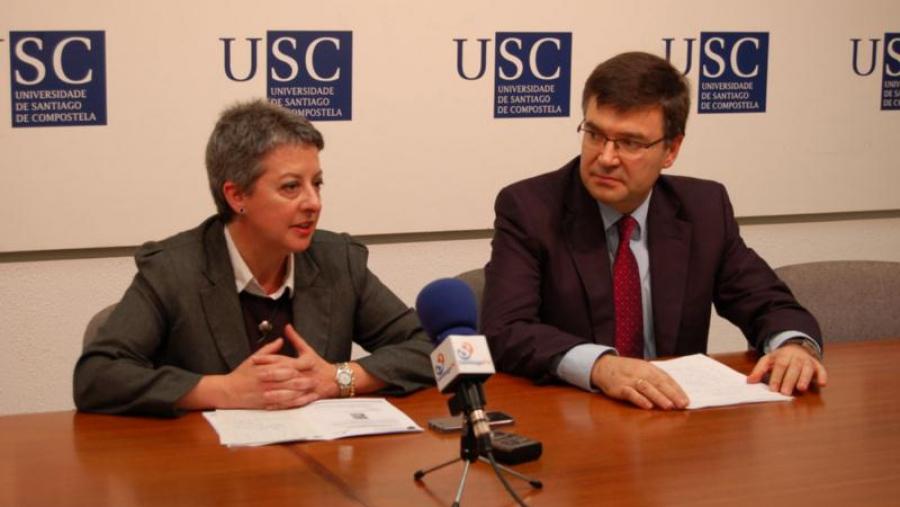 Isabel Rodríguez-Moldes e Ángel Fernández González presentaron o programa do congreso