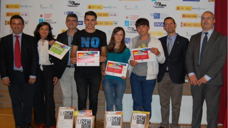 Os gañadores da D3Mobile Metrology World League, entre Ortiz e Gil, á esquerda, e Barreiro e Amor