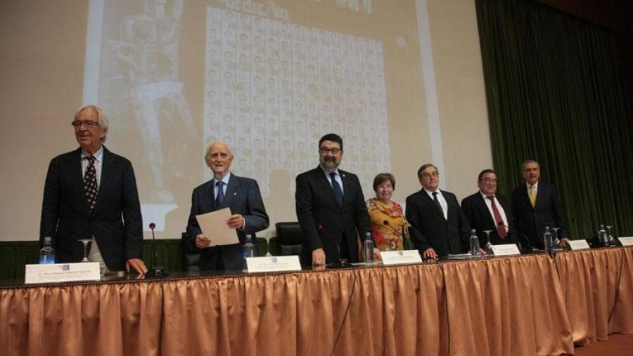 O decano da Facultade presidiu o acto de celebración (Foto: SERVIMAV-USC)