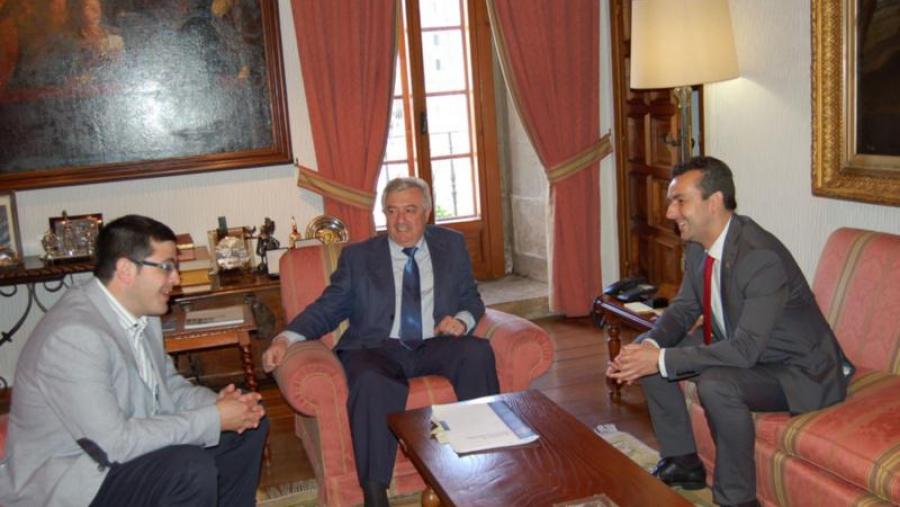 O reitor recibiu o presidente do Colexio de Enxeñaría en Informática de Galicia 