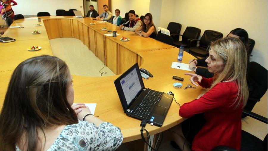 López Cabarcos, nunha xornada de difusión organizada pola Aula TIC-Pemes da USC