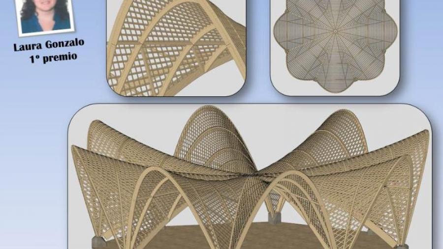 Proxecto de edificación realizado por Laura Gonzalo e que acadou o primeiro premio do xurado