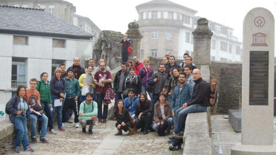 Participantes no XX Maratón Fotográfico do Campus de Lugo