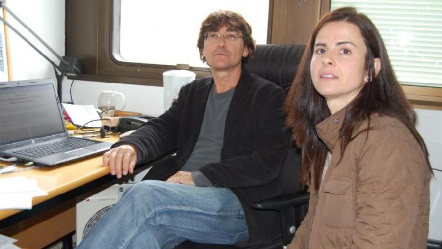 Santiago Pereira e Isaura Alberta Oliveira de Castro, na Escola Politécnica Superior