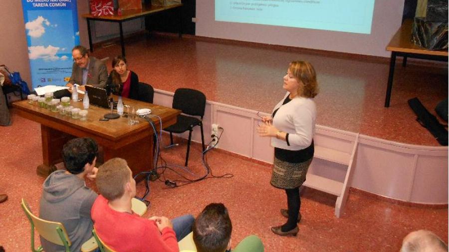 González Caamaño, na súa intervención en Padrón