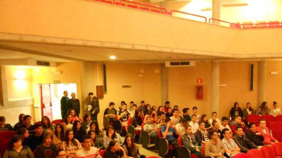 Estudantes do IES Aquis Celenis de Caldas de Reis