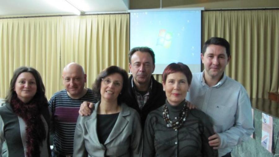 Foto de grupo dos directores e directoras da rede ELC