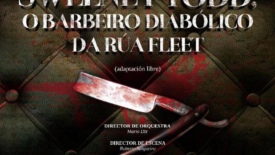 A representación de ‘Sweeney Todd, o barbeiro diabólico da rúa Fleet’ enche o Salón Teatro nas súas tres postas en escena