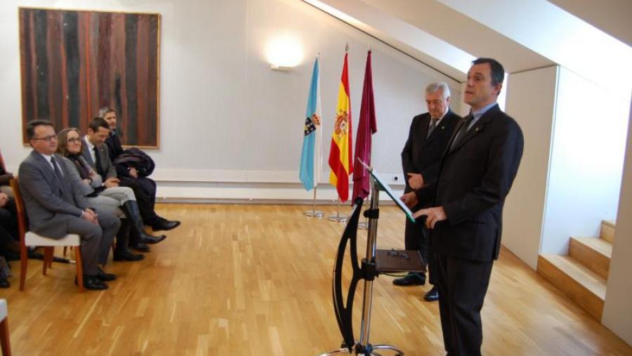 Tomás Cuesta toma posesión como director da EPS diante do reitor Juan Viaño