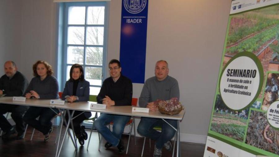 Neira, López Izquierdo, López Mosquera, Outeiro e Brea, na presentación do seminario