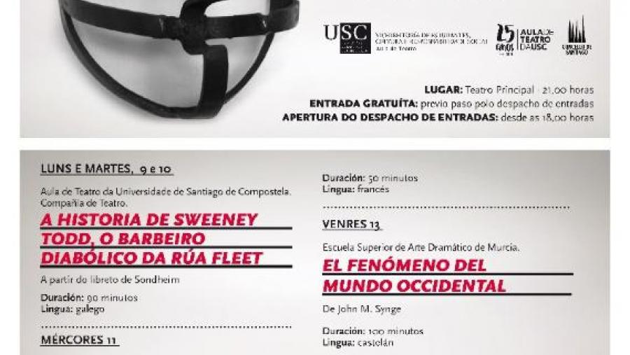 O XXI Festival Internacional de Teatro Universitario alcanza o ecuador da man de Kafka