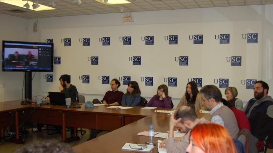 Debaten na USC sobre o espazo telepresencial nas artes performativas