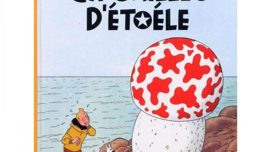 Portada de 'Ch'cailleu d'étoéle' en picardo, lingua romance que se fala na zona francesa de Abbeville, e que poderá contemplarse na mostra