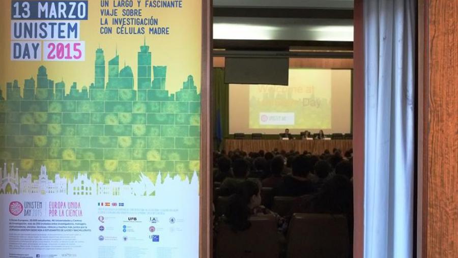 O UniStem Day 2015 en Compostela celebrouse na Facultade de Medicina. Foto: Servimav-USC