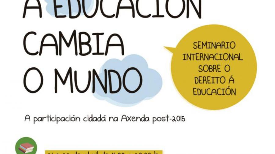 Aberta a inscrición gratuíta no Seminario Internacional sobre o Dereito á Educación