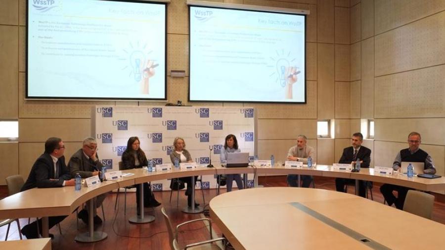 Especialistas de redes estatais e internacionais analizaron as novas tendencias de investigación e innovación en tratamento de augas 