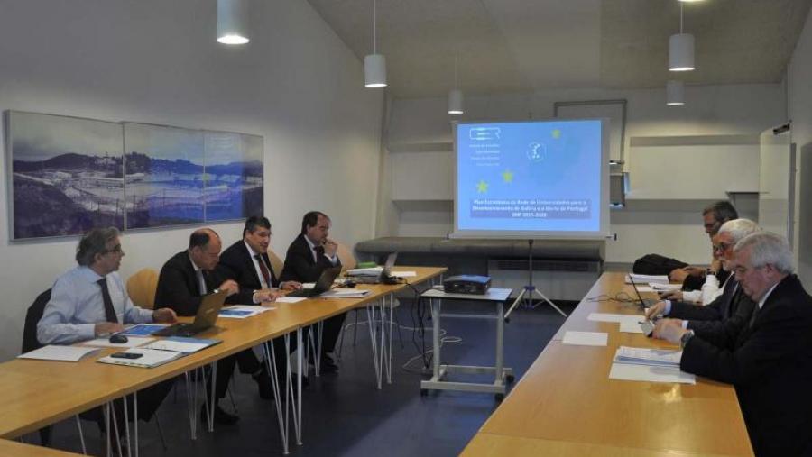 O reitor Juan Viaño asistiu á reunión do padroado da Rede de Universidades da Eurorrexión Galicia-Norte de Portugal