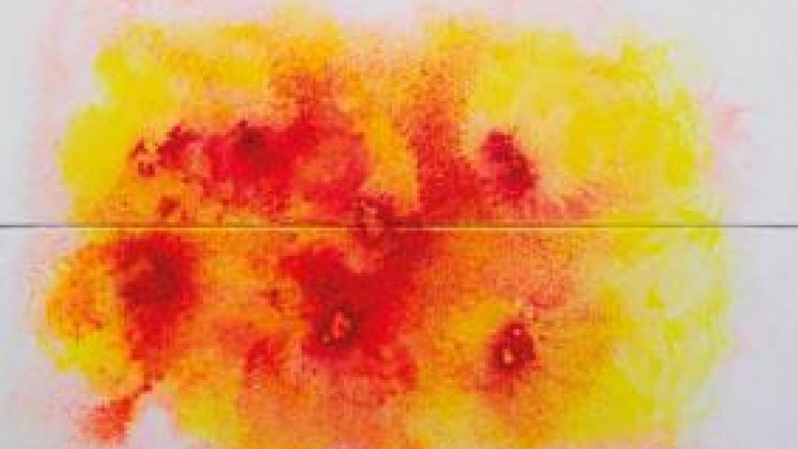 A obra que Felipe Criado pintou nos últimos anos exponse dende este venres no Colexio de Fonseca