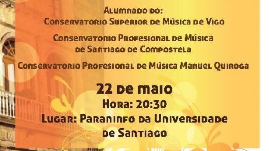 Autores galegos contemporáneos e clásicos soarán este venres nun concerto lírico no Paraninfo