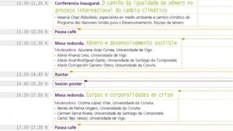 A próxima semana ten lugar a III Xornada Universitaria Galega en Xénero