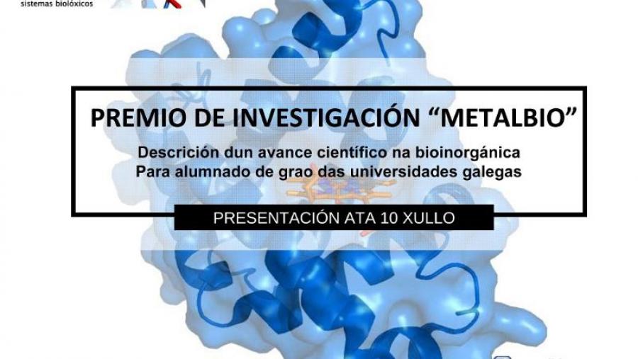 Cartaz da convocatoria do Premio MetalBIO