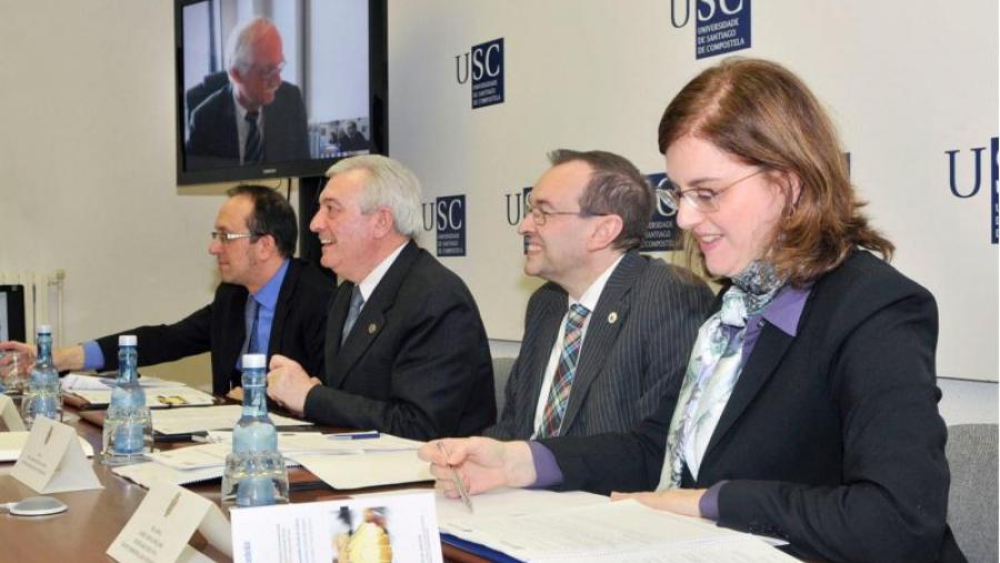 Para emitir o seu ditame, o xurado celebrou unha xuntanza en Compostela. Foto: Santi Alvite