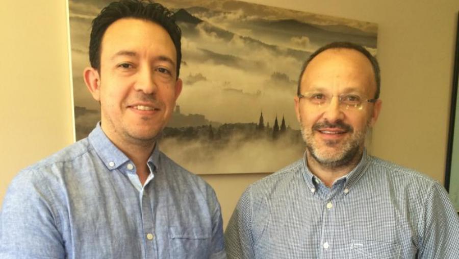 Carlos Olivar e Jesús Varela Mallou, integrantes do equipo de investigación