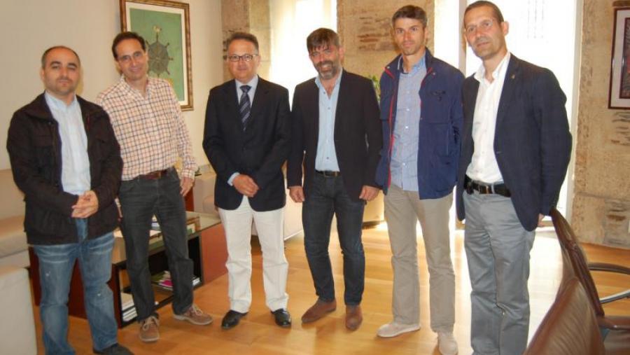 Pérez, Arbones, Bueno, Jantet, Croguennec e Barreiro, na vicerreitoría de Lugo