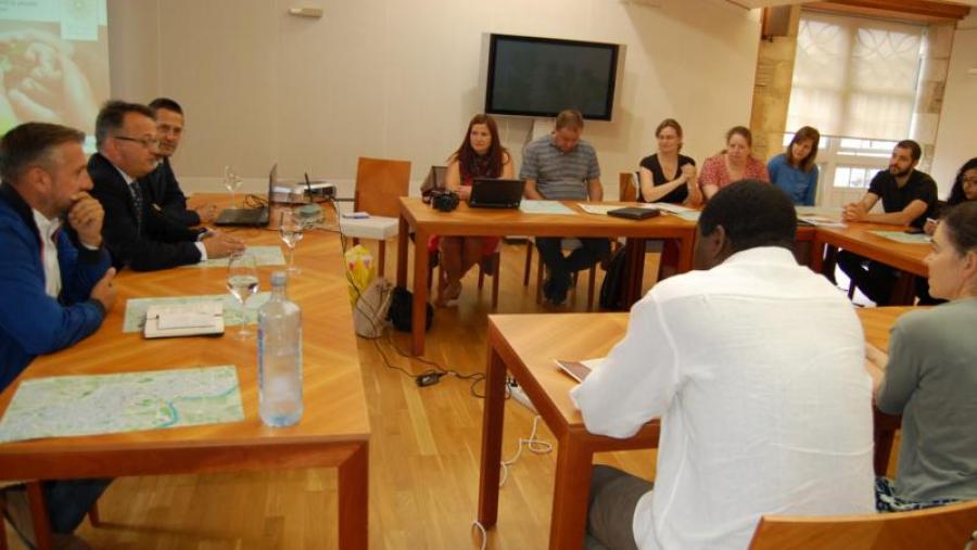 Recepción dos membros do Service Point da Comisión Europea