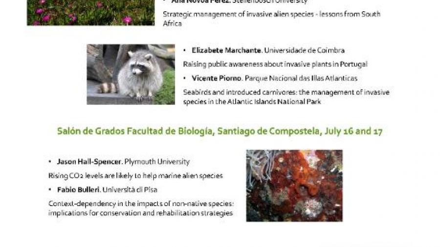 A Rede de Especies Invasoras reúnese en Bioloxía 