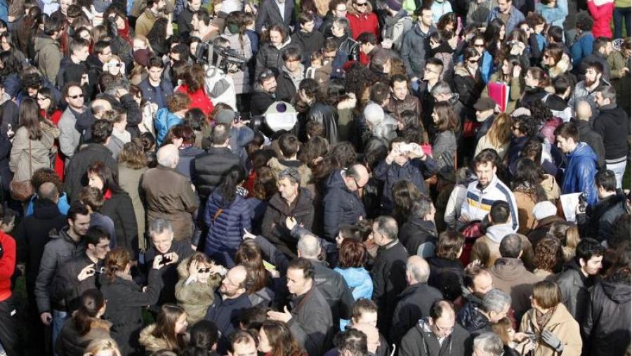 Unha das actividades que máis participantes congregou nestes últimos meses foi a observación da eclipse solar do pasado marzo.