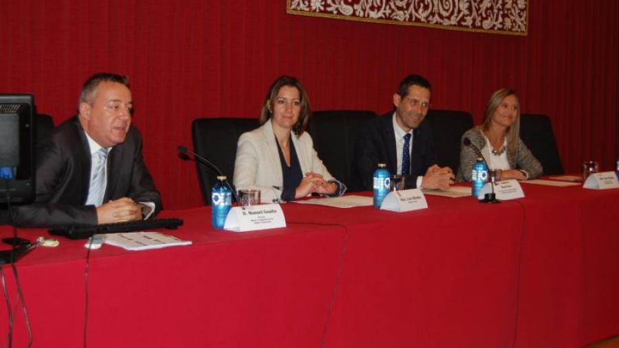 Guaita, Méndez, Barreiro e Oróns, na apertura do máster na Escola Politécnica Superior de Lugo