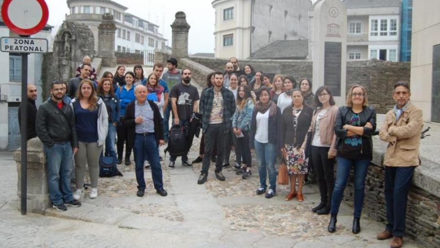 Participantes e organizadores do XXI Maratón Fotográfico do Campus